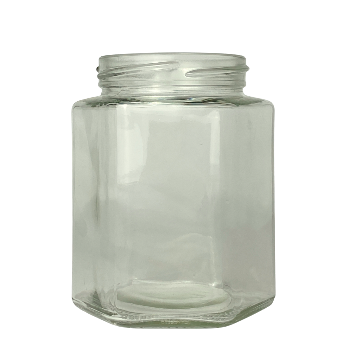 Doos Hexagonale Potten 500ml | 52st, met gratis deksels