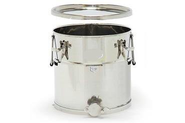 Aftapvat Rvs Met Hevelsluiting 25 Kg