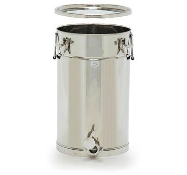 Aftapvat Rvs Met Hevelsluiting 50 Kg