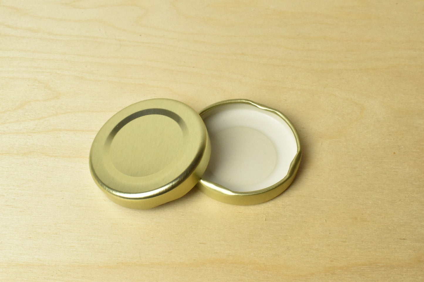 Deksel Effen Goud 43mm;Deksel Effen Goud 43Mm 50St