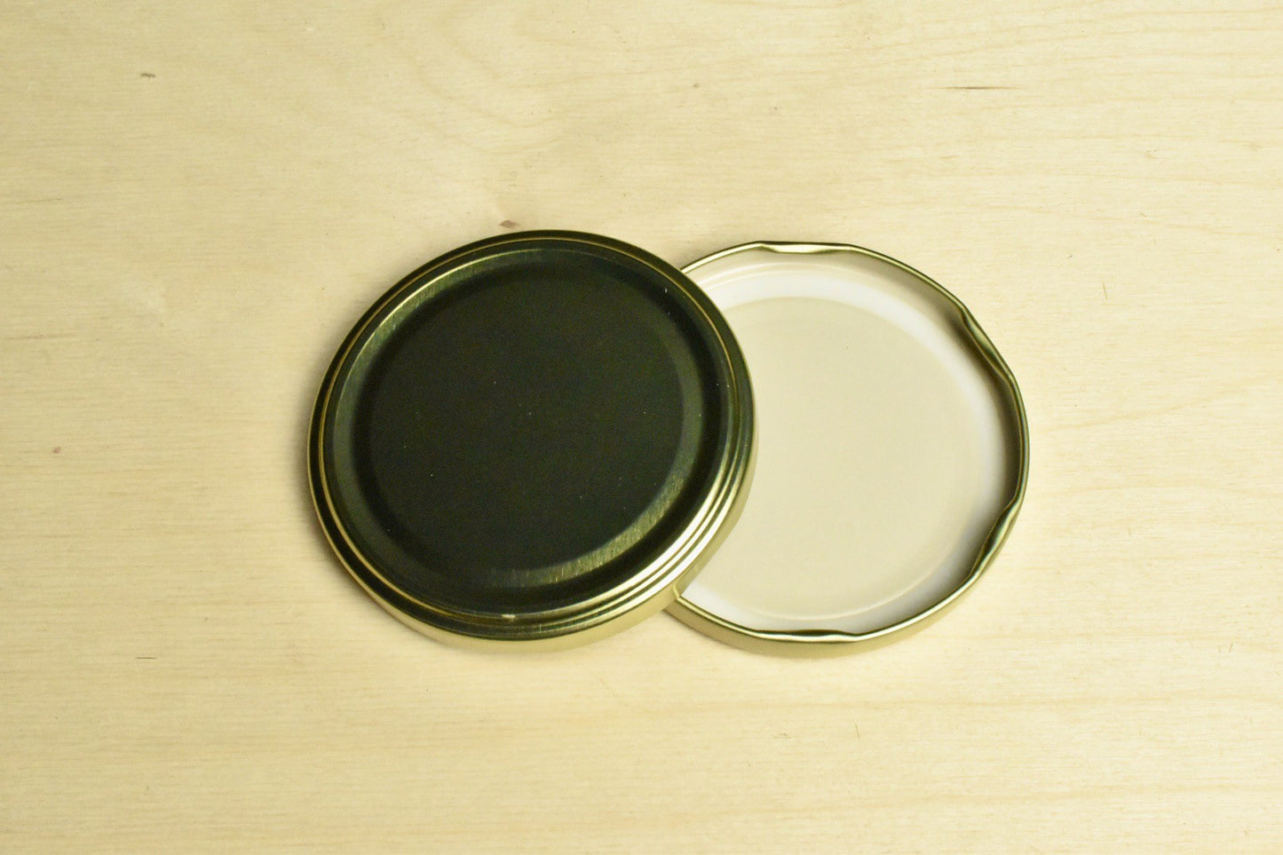 Deksel Effen Goud 82mm;Deksel Effen Goud 82mm 36st;