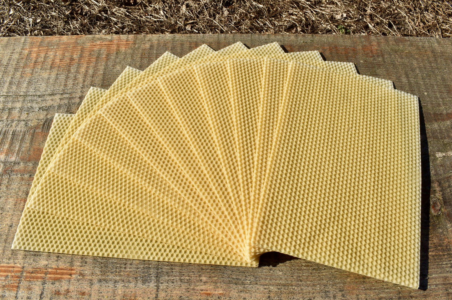 Gewalste Kunstraat Langstroth/Dadant Hk 1 Kg 42;5 x 12;5 cm;Gewalste Kunstraat Langstroth/Dadant Hk 1 Kg 42;5 x 12;5 cm