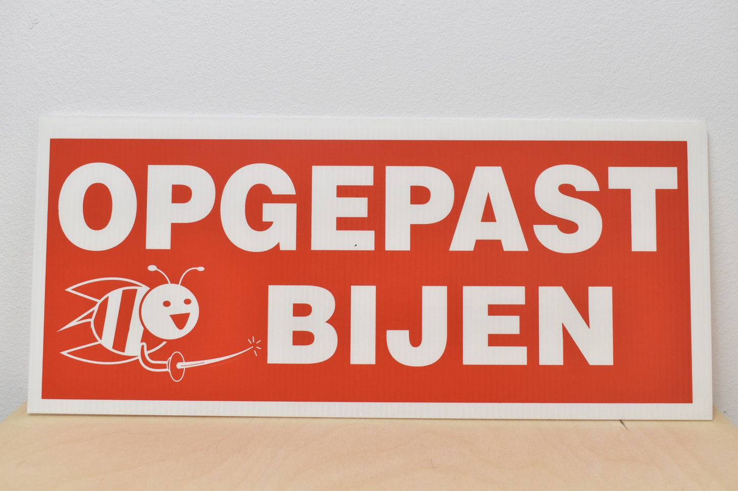 Bord Opgepast Bijen;Bord Opgepast Bijen