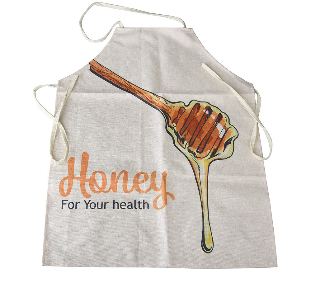 Schort met honinglepel