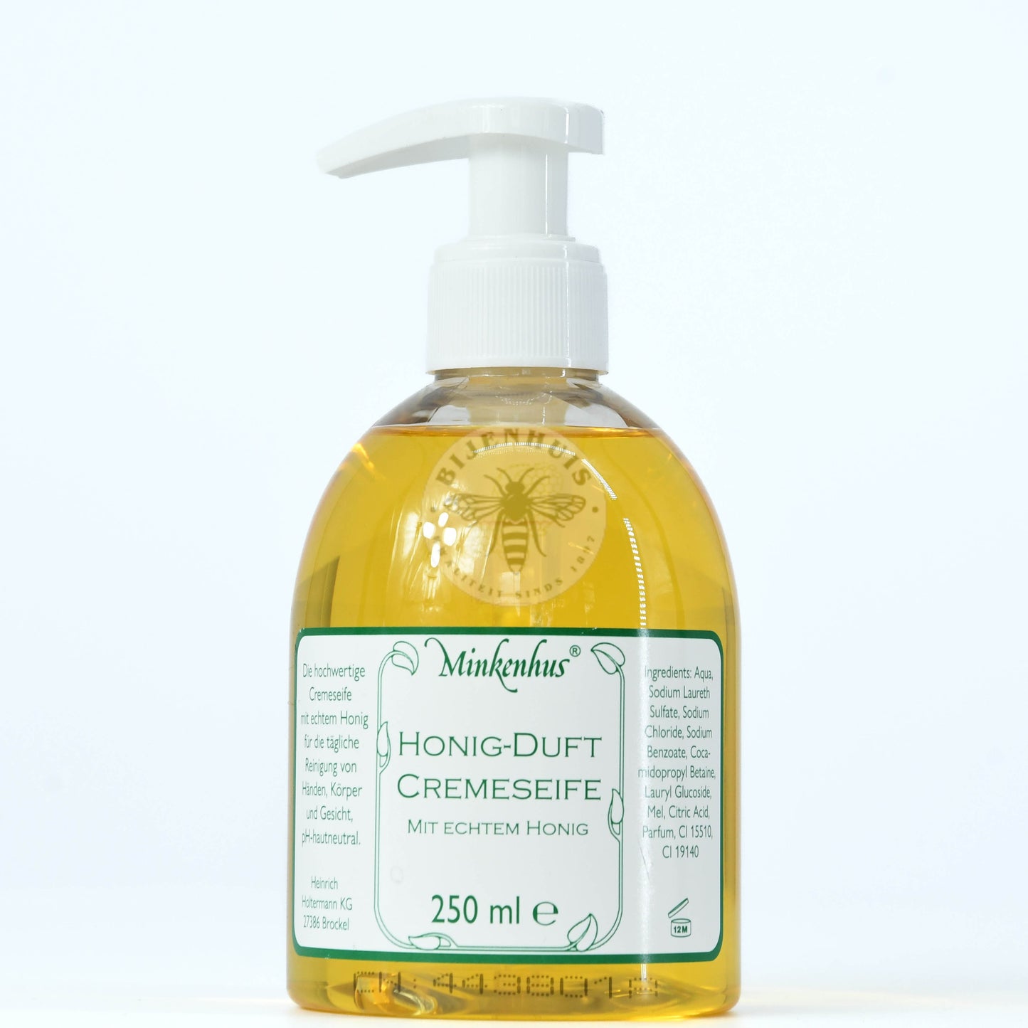 Vloeibare zeep met honing 250ml