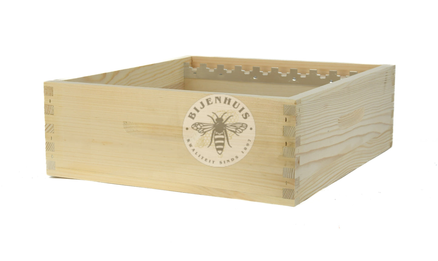 Honingkamer vuren spaarkast gefreesde grip