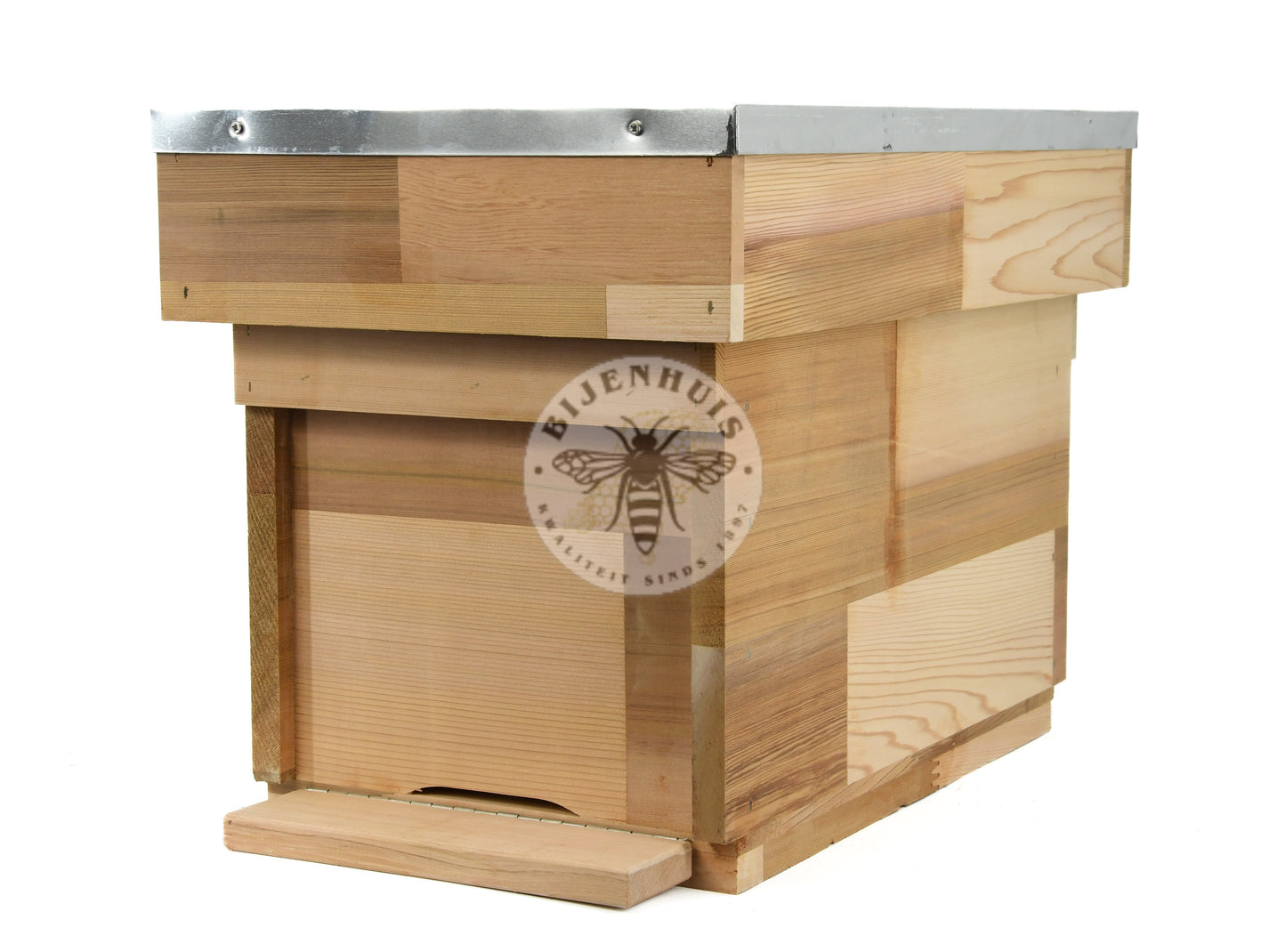 ;*Zesramer met gaasbodem Red Cedar compleet