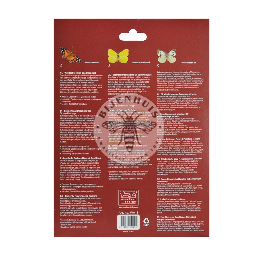 Vlinderaantrekkend bloemenmengsel;Vlinderaantrekkend bloemenmengsel