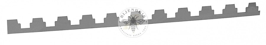 Afst.repen aluminium 10 raams met pvc keerstrip (2);Afstandrepen 10 raams met pvc keerstrip voor segeberger;Afstandrepen 10 raams met pvc keerstrip voor segeberger