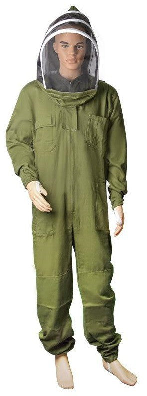 Imkeroverall met Engelse Kap Gekleurd 100% Katoen;Imkeroverall met Engelse Kap Gekleurd 100% Katoen