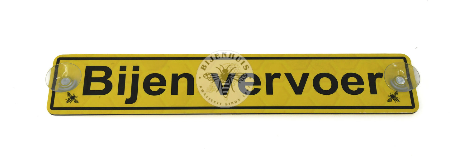 Bord met Zuignap Bijen Vervoer