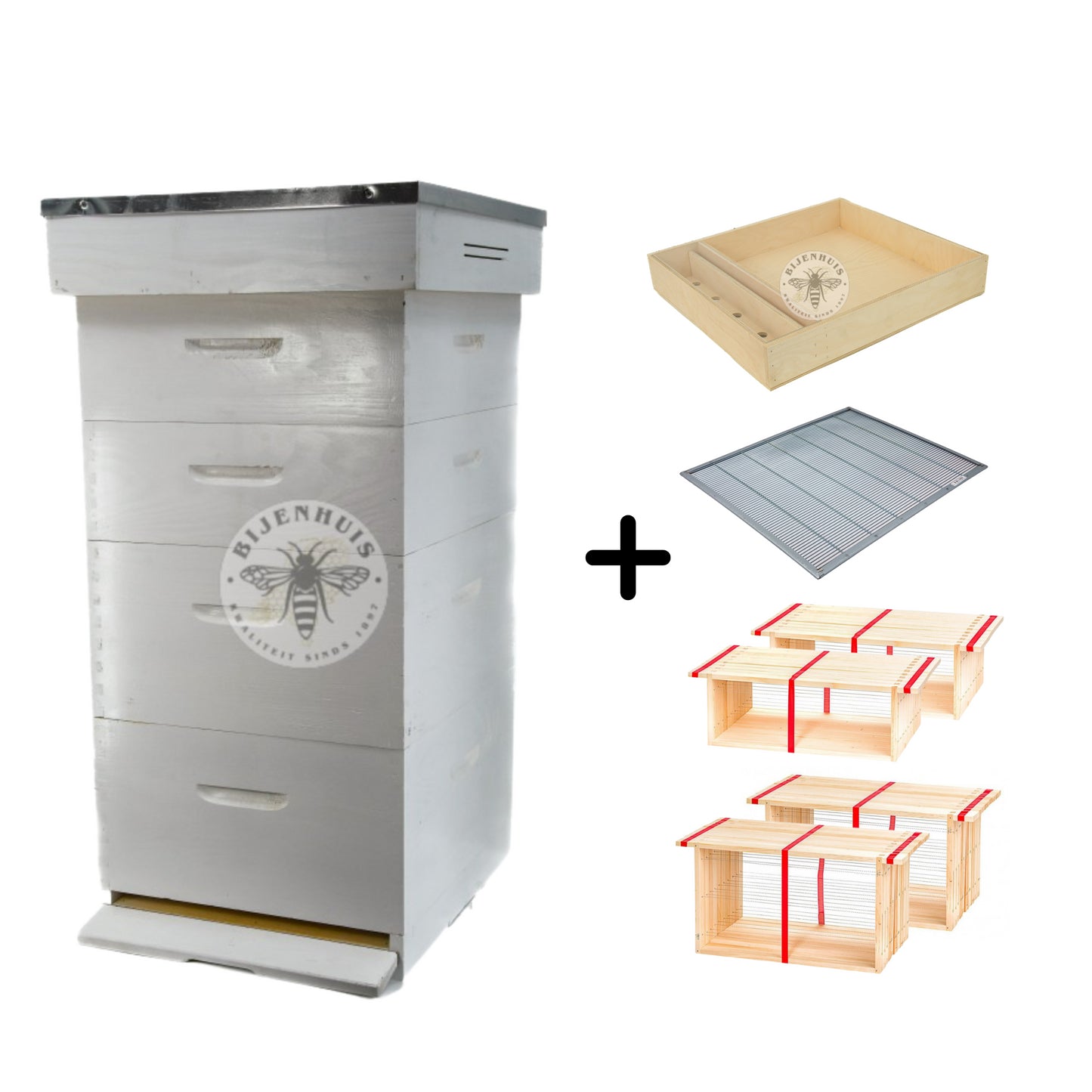 *Spaarkast Vuren Finger-Grip Gekleurd