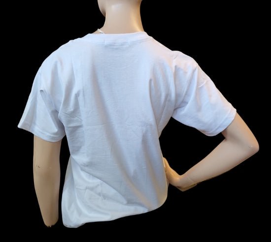 T-Shirt Print Wit - Queen Bee;T-Shirt Print Wit - Queen Bee;T-Shirt Print Wit - Queen Bee