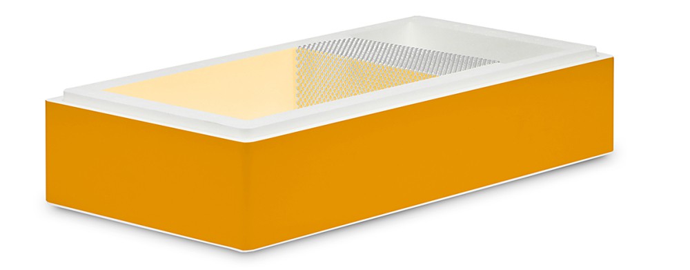 Voerbak voor 5-raams Dadant aflegger