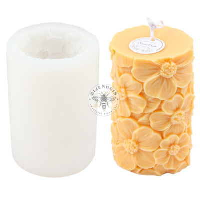 Gietmal Cilinder Bloemmotief