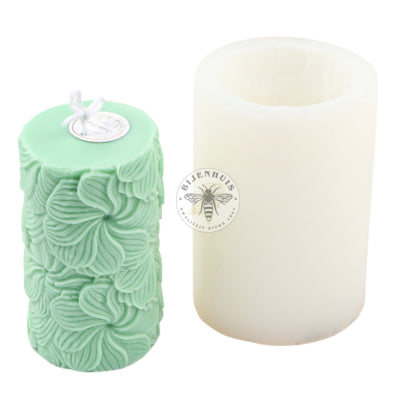 Gietmal Cilinder Bloemspiraalmotief