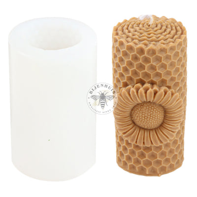 Gietmal Raatmotief met Zonnebloem