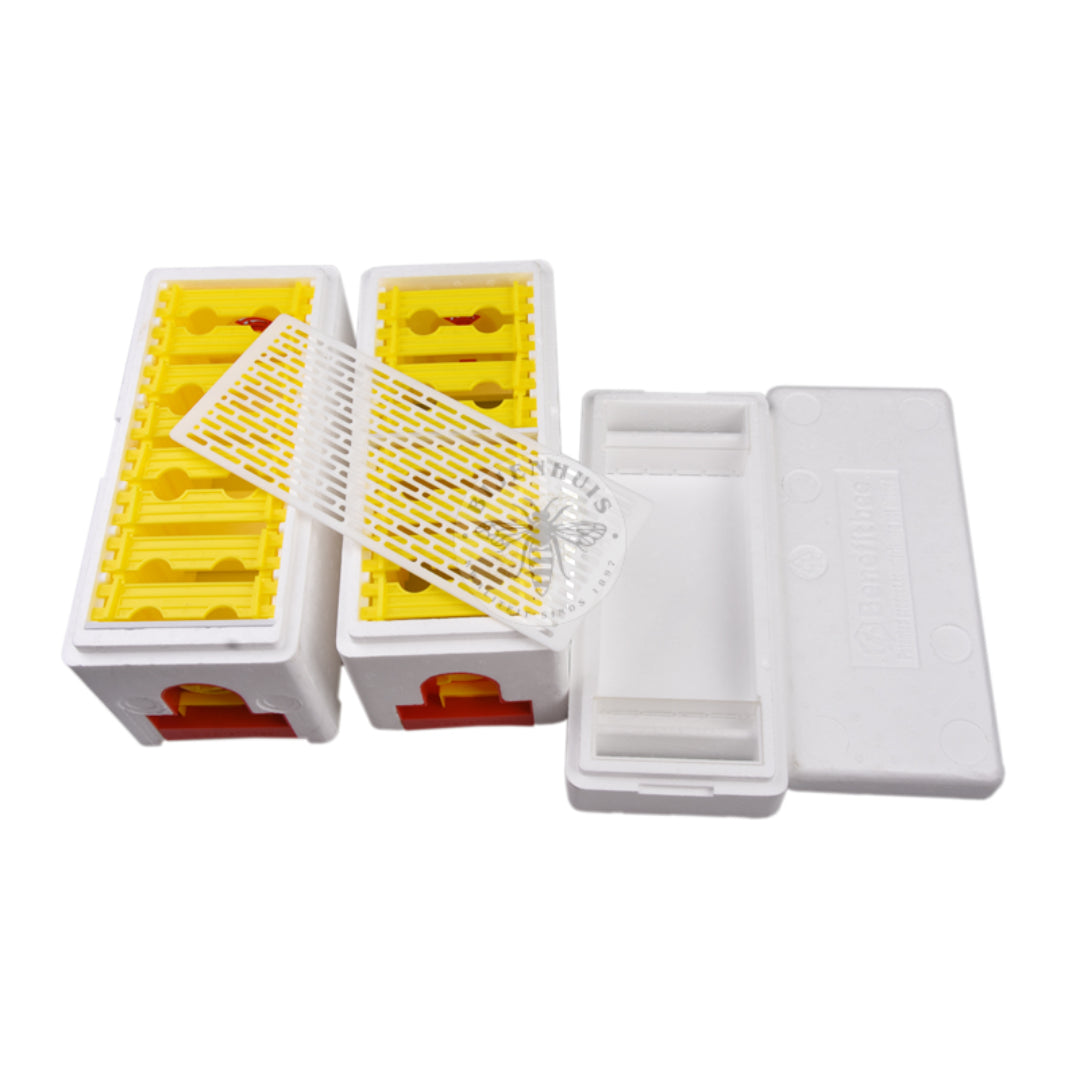 Bijenhuis Bevruchtingskastje Styropor Compleet Dubbel;Bijenhuis Bevruchtingskastje Styropor Compleet Dubbel