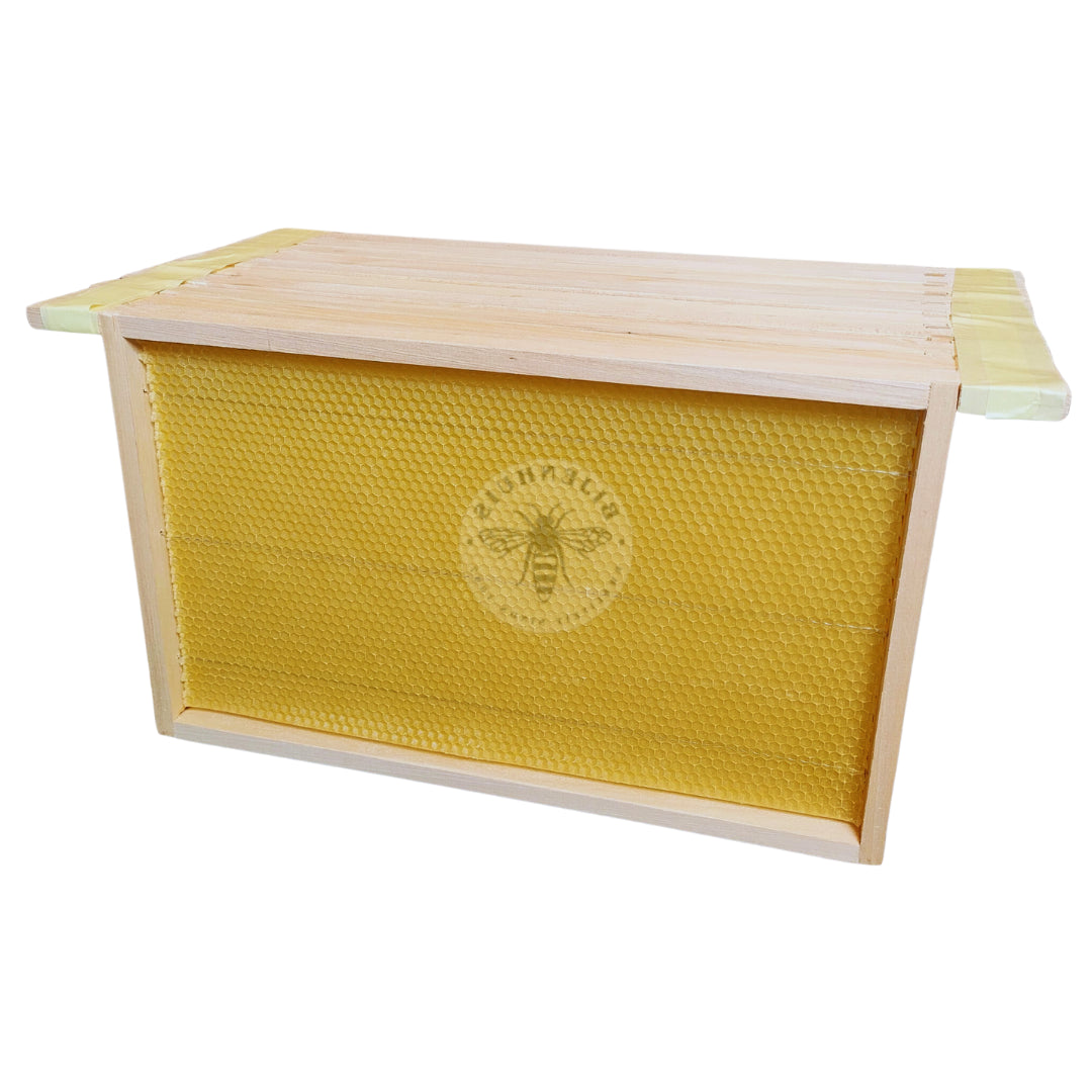 *Spaarkast Broedkamerramen Gemonteerd met Was 10st