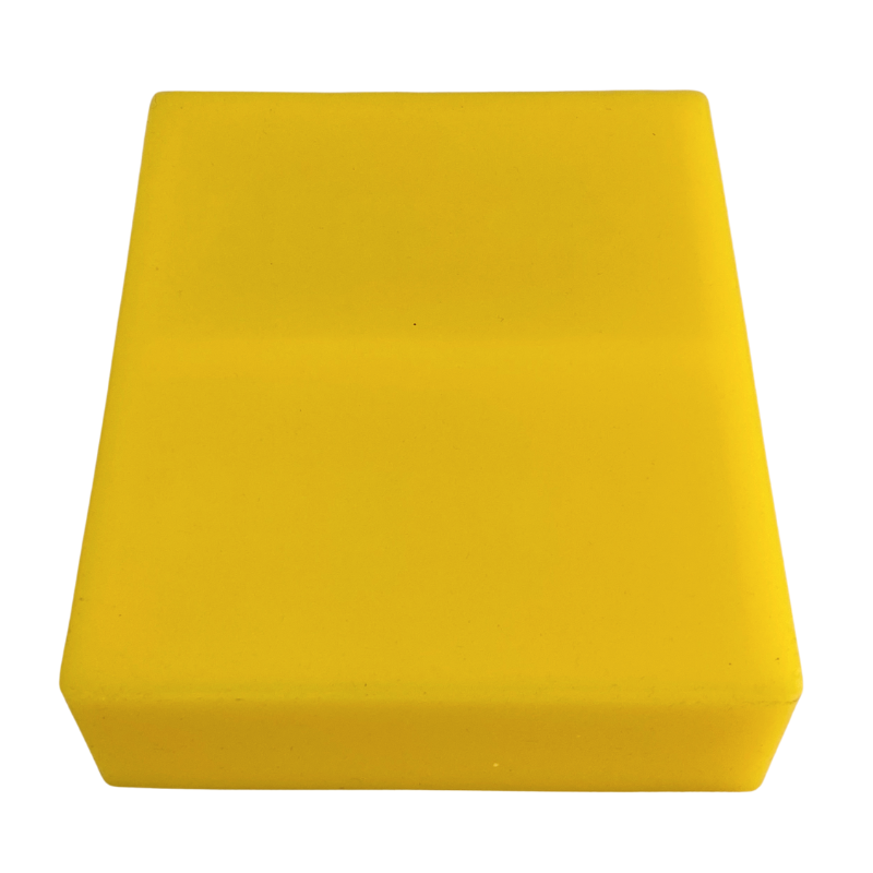 Siliconen mal voor blokjes bijenwas met opdruk beeswax