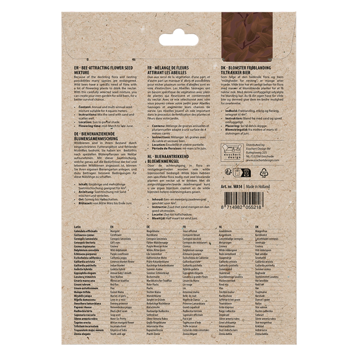 Bijenaantrekkend bloemenmengsel