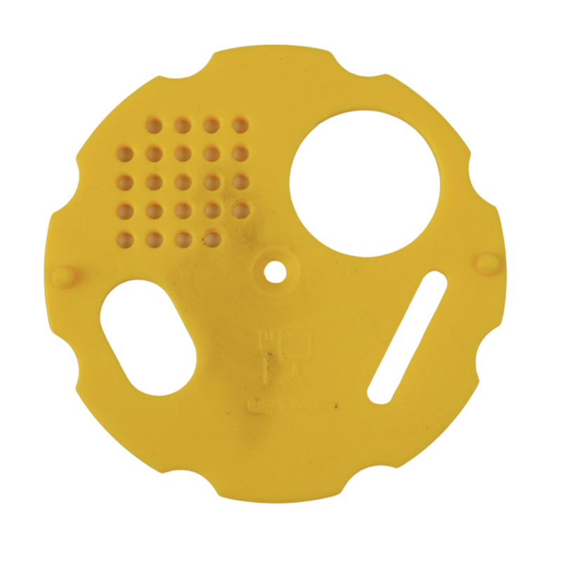 Vlieggatrozet kunststof 80mm diameter