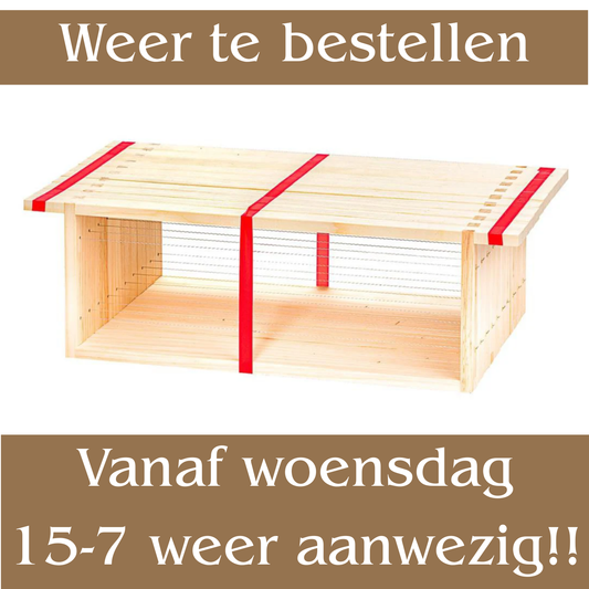 *Spaarkast Honingkamerramen Gemonteerd 10st