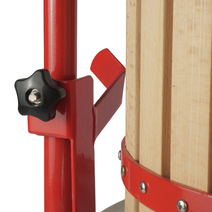 Honingpers rvs met hout