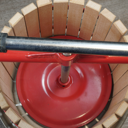 Honingpers rvs met hout
