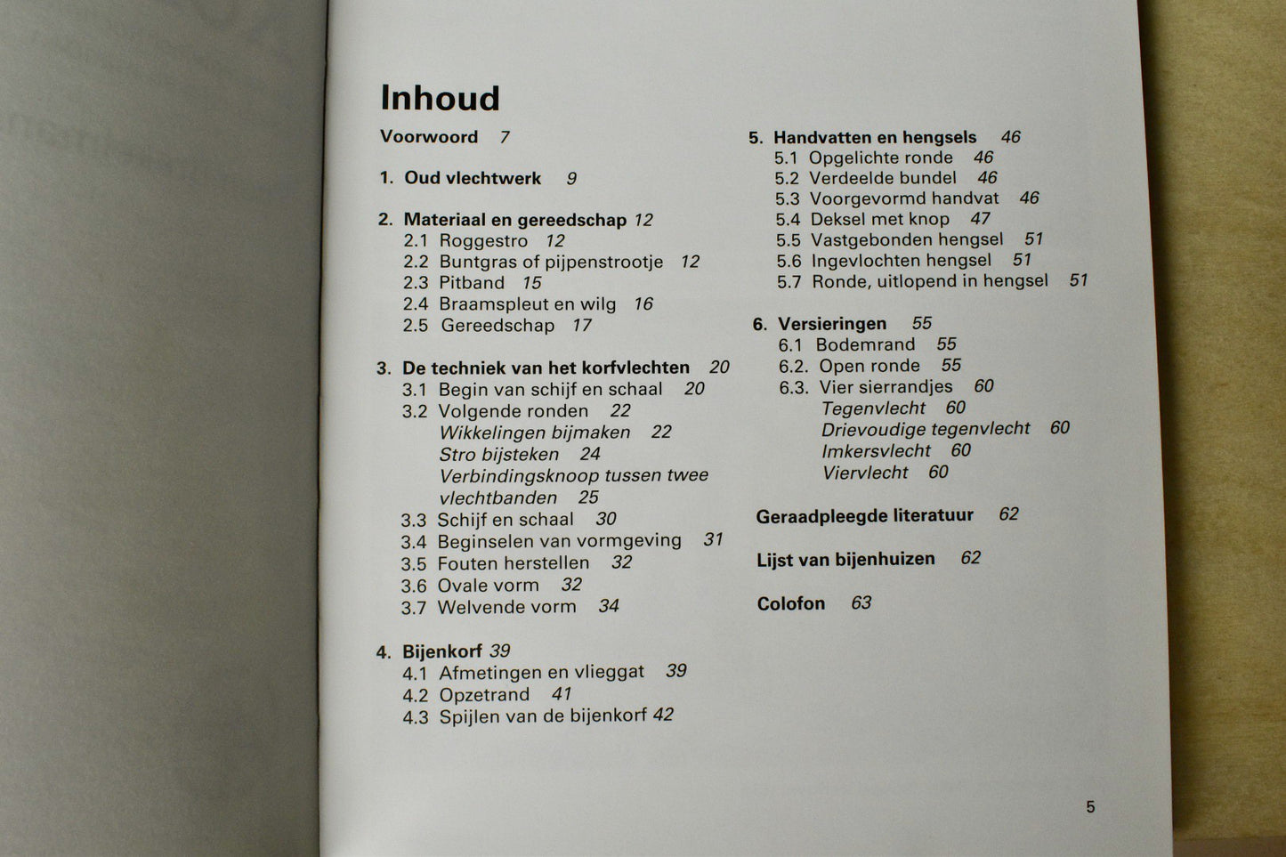 Korfvlechten;Korfvlechten