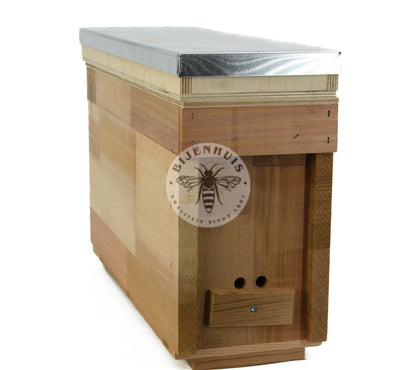 Drieramer Red Cedar met hardhout gaasbodem Compleet;Drieramer Red Cedar met hardhout gaasbodem Compleet
