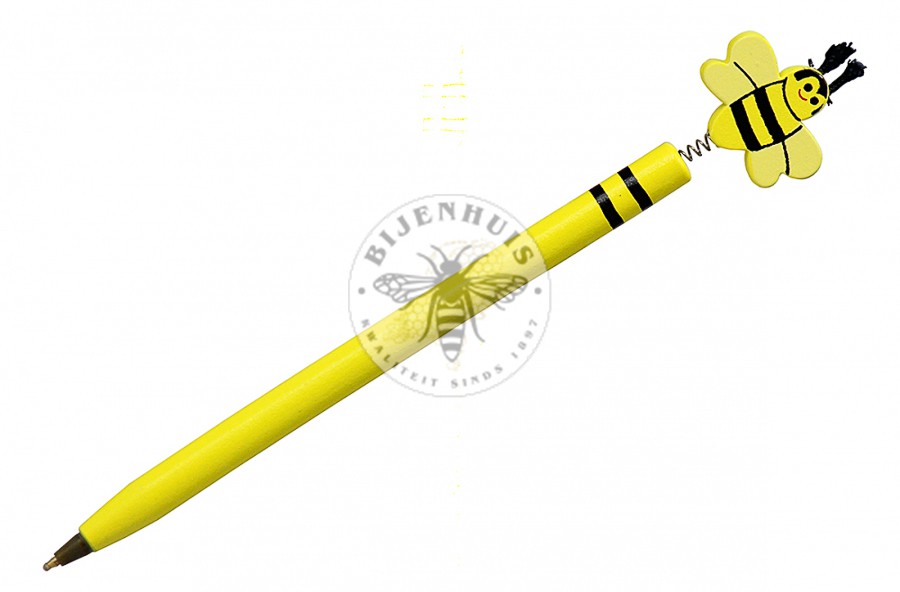 Pen met bij op veer
