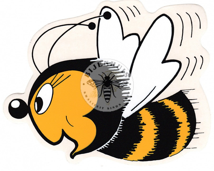 Sticker vliegende bij groot