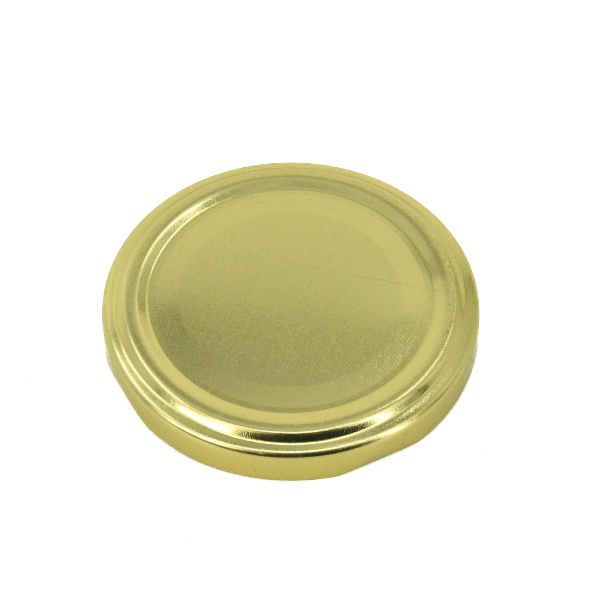 Deksel Effen Goud 63mm;Deksel Effen Goud 63mm 24 st