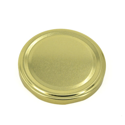 Deksel Effen Goud 82mm;Deksel Effen Goud 82mm 36st;