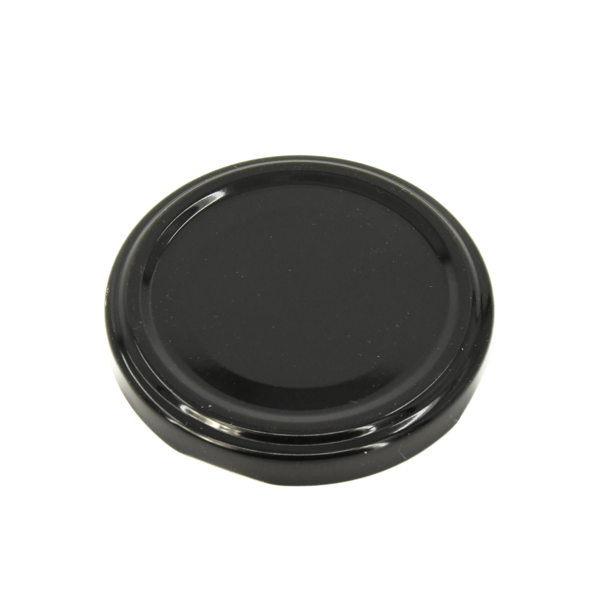 Deksel Effen Zwart 63mm;Deksel Effen Zwart 63mm 24st