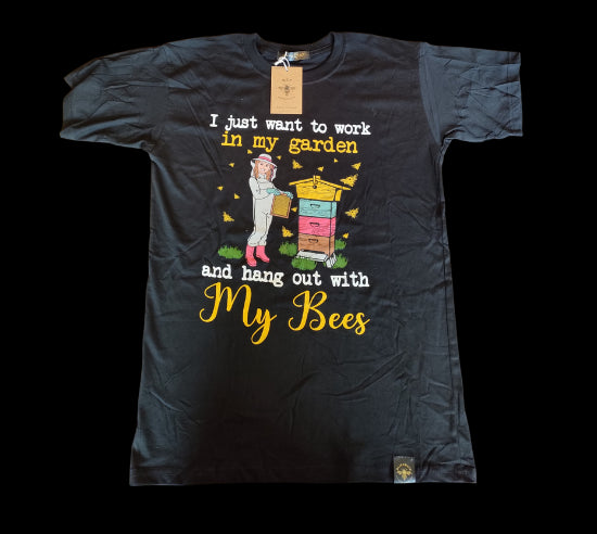 BeeFashion T-shirt Print Zwart;BeeFashion T-shirt Print Zwart;BeeFashion T-shirt Print Zwart;BeeFashion T-shirt Print Zwart