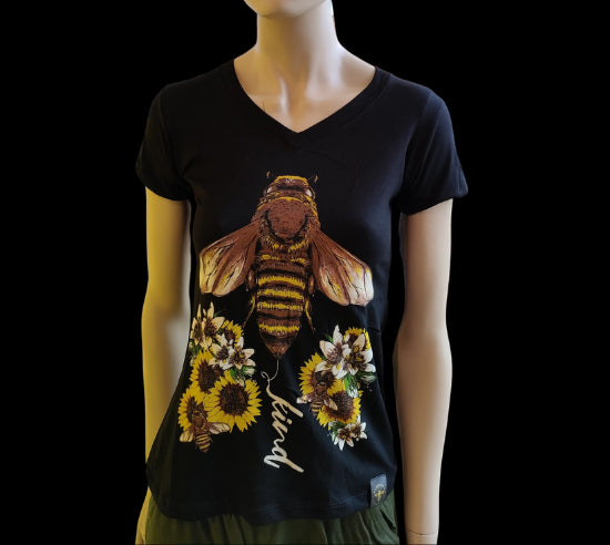 T-Shirt Print Zwart - Bee Kind;T-Shirt Print Zwart - Bee Kind;T-Shirt Print Zwart - Bee Kind;T-Shirt Print Zwart - Bee Kind