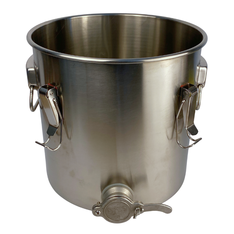 Aftapvat RVS Met Hevelsluiting 25kg
