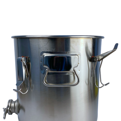 Aftapvat RVS Met Hevelsluiting 25kg