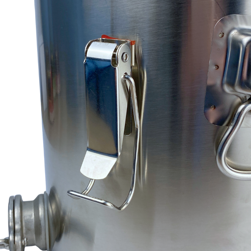 Aftapvat RVS Met Hevelsluiting 25kg