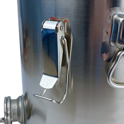 Aftapvat RVS Met Hevelsluiting 25kg
