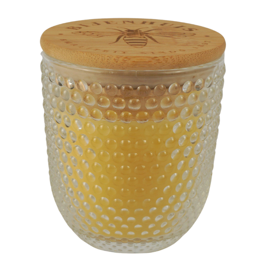 Glazen Pot Bijenwaskaars 200g