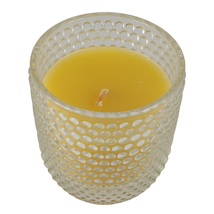 Glazen Pot Bijenwaskaars 200g