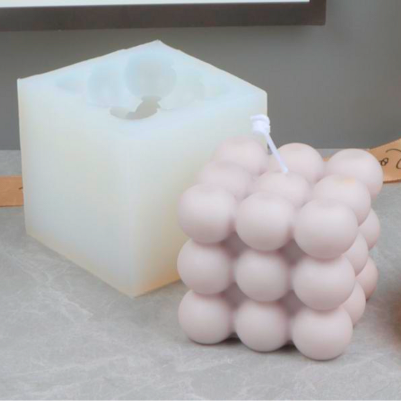 Gietmal Kubus Bolletjes Klein