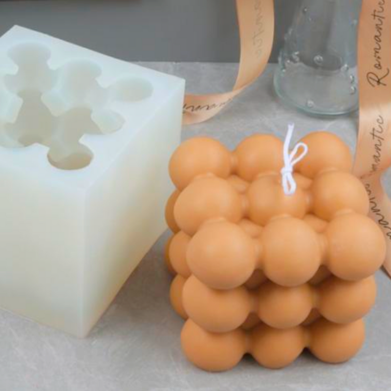 Gietmal Kubus Bolletjes Groot
