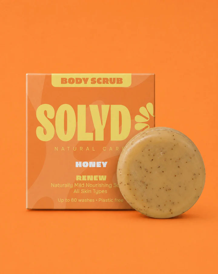 Body scrub bar honing
