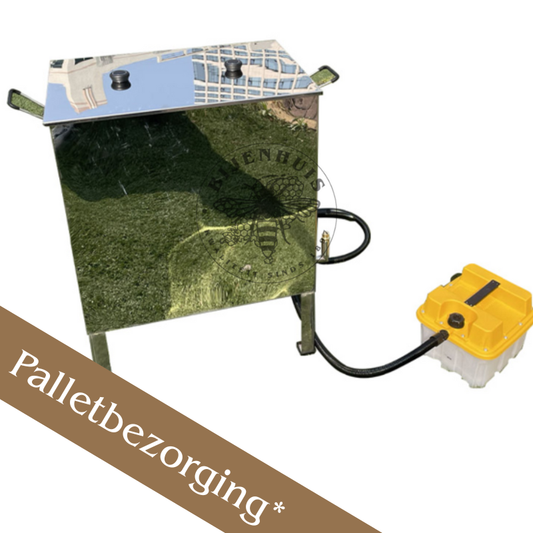 Stoomwassmelter rvs rechthoekig