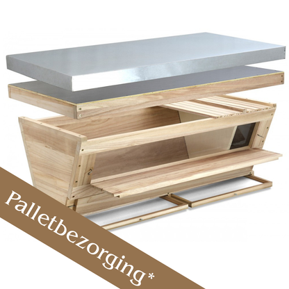 Top Bar Hive Compleet met Kijkraam