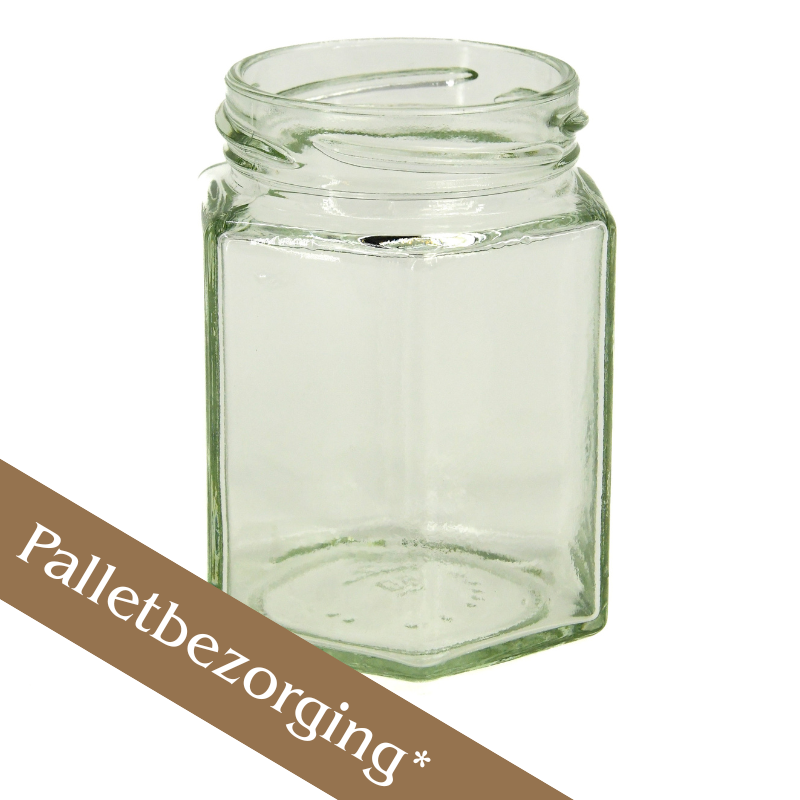 Pot hexagonaal 280ml/350gr - 40st